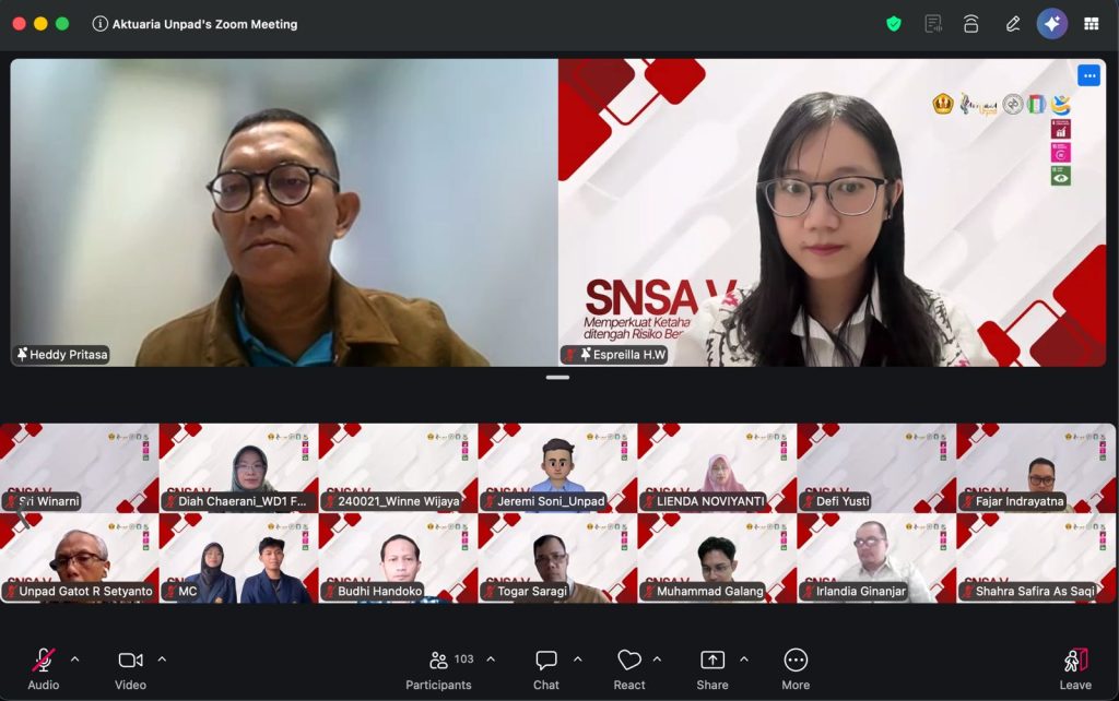 Seminar Nasional Statistika dan Aktuaria V 2026 Dorong Penguatan Ketahanan Finansial Indonesia di Tengah Risiko Bencana dan Krisis Iklim