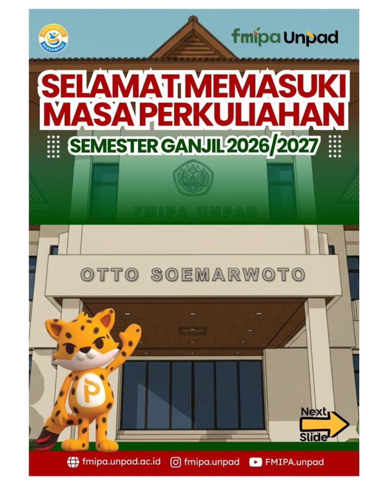 Selamat memasuki masa perkuliahan Semester Ganjil 2026/2027